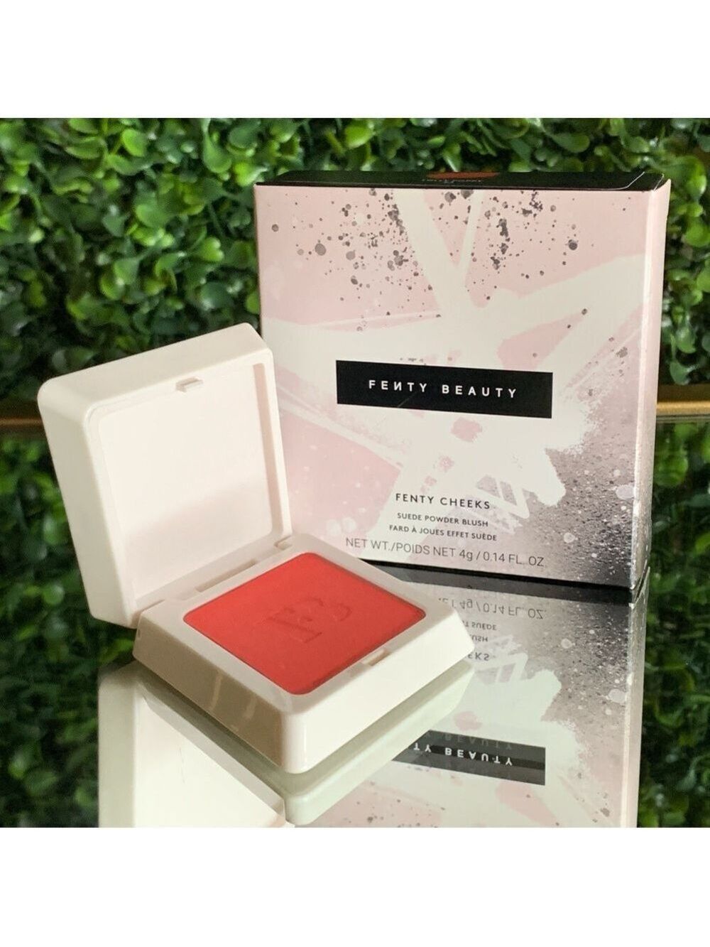 Fenty Cheeks LOLLY POPPY Suede Powder Blush | NEW | Waterproof Blush | Coral